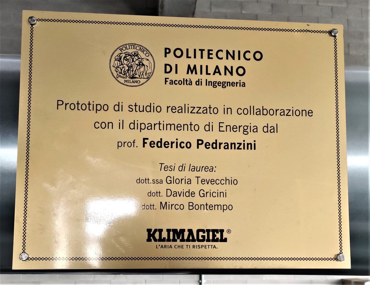 Polimi in collaborazione con Klimagiel